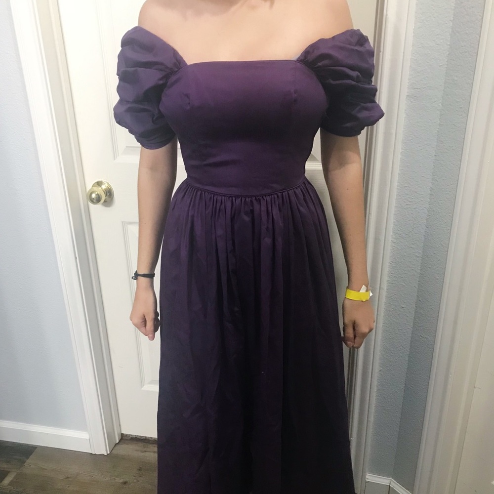 Vintage Laura Ashley 80s prom dress